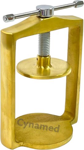 1 EACH PREMIUM Denture Flask Press-Double Holder Brass Long Last (CYNAMED) in Kuwait