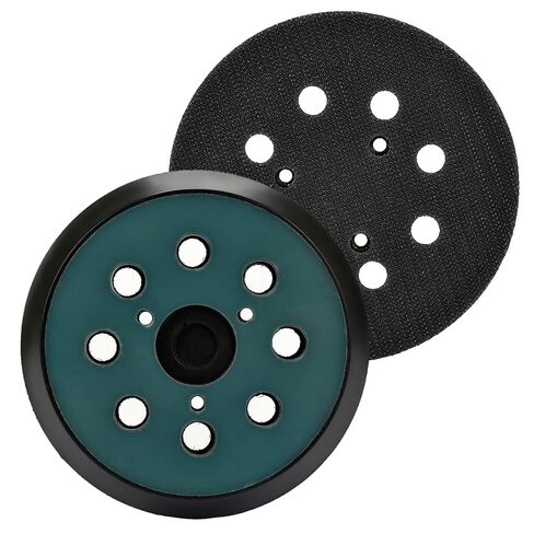 Luckyway Sander Pad for Dewalt، 2 حزمة 5 "8 فتحات هوك وحلقة استبدال وسادة الصنفرة المدارية لـ DeWalt DWE6421 6421K DWE6423 6423K DCW210B آلات الصنفرة المدارية العشوائية (4 فتحات لولبية) in Kuwait