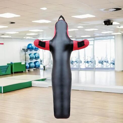Unfilled Wrestling Dummy Bag for Training and Practice Sessions, PU Leather Grappling Dummy for MMA Boxing Martial Arts, 6 Size Options 47-67 inch- 120cm in Kuwait