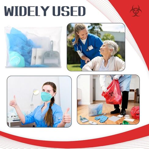 39 قطعة 2 حزمة تنظيف السوائل الجسدية مجموعة أدوات تنظيف انسكابات القيء مع قفازات بودرة ماصة وحقائب أدوات للمطعم والمكتب والمنزل والتقاعد in Kuwait