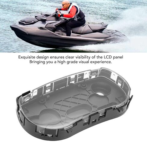 Akozon Instrument Panel Housing LCD Gauge Cluster Cover, Direct Replacement with ABS Replacement for Sea Doo 4TEC RXP RXT GTX GTR in Kuwait