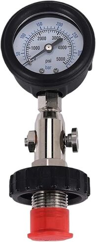 Air Tank Pressure Checker for Scuba Diving with 350Bar Gauge,Diving Gauge(BlackSilver B) in Kuwait