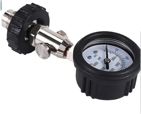 Air Tank Pressure Checker for Scuba Diving with 350Bar Gauge,Diving Gauge(BlackSilver B) in Kuwait