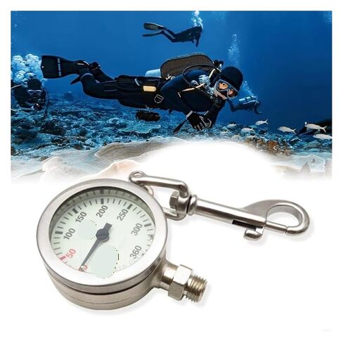 Diving Luminously Pressure Gauge Scubas Diving Metal High Pressure Gauge Diving Equipment Accessories 69HD in Kuwait