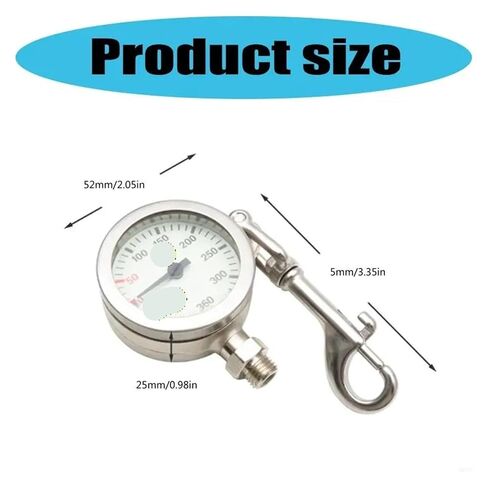 Diving Luminously Pressure Gauge Scubas Diving Metal High Pressure Gauge Diving Equipment Accessories 69HD in Kuwait