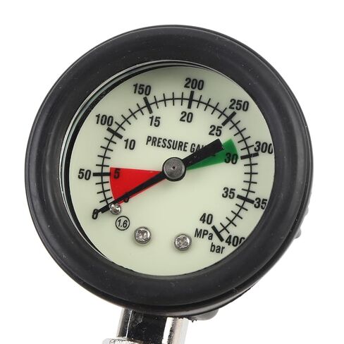 Scuba Pressure Gauge, Stainless Steel Dive Pressure Gauge with Bright Display, Precise Cylinder Reading, Compact Design, for Divers in Low Light Underwater Use in Kuwait