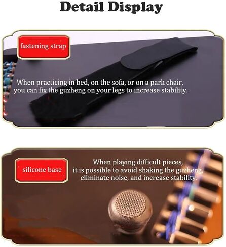 Guzheng Finger Trainer, 21 Strings, Zither with Accessories, 68x34 CM in Saudi Arabia