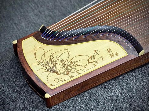مستوى الدخول دونهوانغ Lan Yun You Meng - قافية الأوركيد الحالمة منشوريا مختارة من الدرجة Ash Guzheng 689E-NJ 敦煌牌兰韵幽梦 للمبتدئين in Kuwait