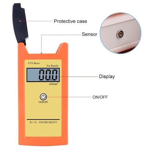 UV Meter Digital Ultraviolet Radiation Detector with 2 Inch Digital Display,Handheld UVI Light Meter Tester for Outdoor, UV Lamps in Kuwait