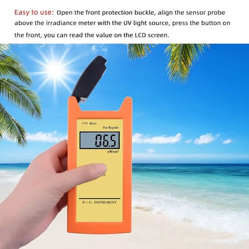 UV Meter Digital Ultraviolet Radiation Detector with 2 Inch Digital Display,Handheld UVI Light Meter Tester for Outdoor, UV Lamps in Kuwait