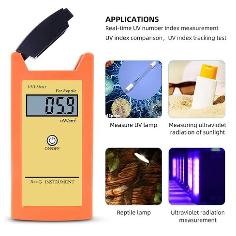 UV Meter Digital Ultraviolet Radiation Detector with 2 Inch Digital Display,Handheld UVI Light Meter Tester for Outdoor, UV Lamps in Kuwait
