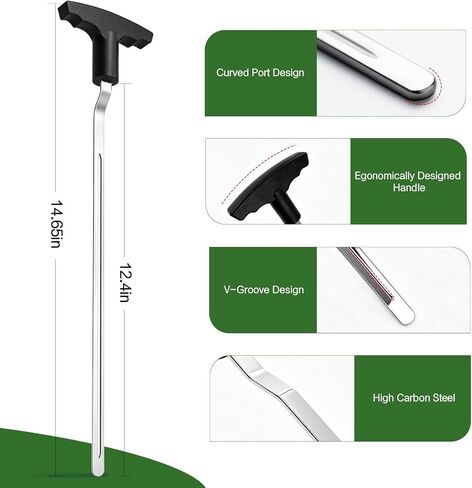 Golf Grip Removal Tool 3-Piece Set, High-Carbon Steel Golf Club Regripping Kit, No Shaft Damage All-in-One Golf Grip Remover, Complete Golf Club Maintenance Tools Without Extra Tools Needed in Kuwait