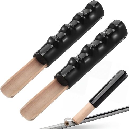 2 Pcs 6.7 Inch Black Golf Grip Tape Stripper Remover Tool Golf Grip Removal Tool Grips Scraper for Replacement Graphite and Steel Shafts Club Grips Repair Kits in Kuwait