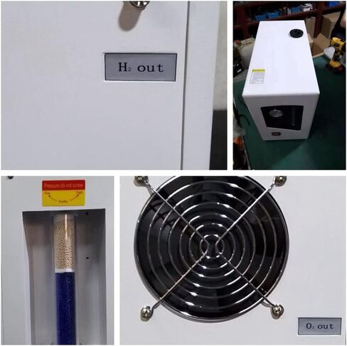 INTBUYING Electrolysis Hydrogen Generator High Purity Hydrogen H2 Generator 0-300ML/min 99.999% Laboratory Hydrogen Gas Source by Electrolysis of Water 110V in Kuwait