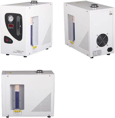 INTBUYING Electrolysis Hydrogen Generator High Purity Hydrogen H2 Generator 0-300ML/min 99.999% Laboratory Hydrogen Gas Source by Electrolysis of Water 110V in Kuwait