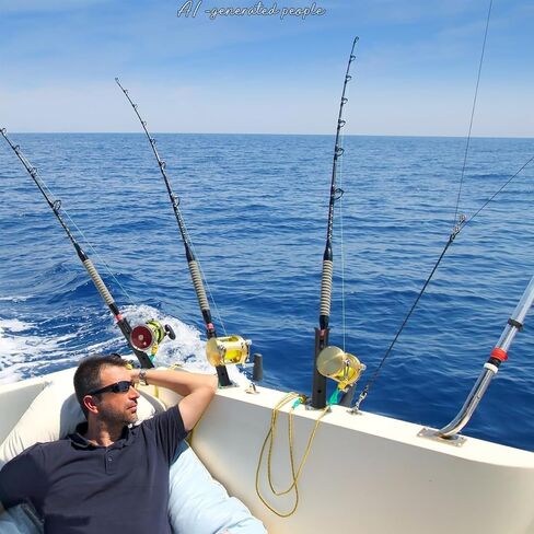 Fishing Rod Holders Boat Rod Holders with Screws Plastic Tube Pole Holders Bracket for Boat Kayak Garage Cooler Trailer Portable in Saudi Arabia