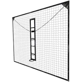 FEILOU شبكة عودة كرة السلة شديدة التحمل للأعمدة المربعة 12FT X 10FT كرة السلة العودة ونظام الشبكة الدفاعية المقاومة للأشعة فوق البنفسجية، معدات تدريب حاجز كرة السلة in Kuwait