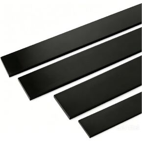 ABS Plastic Flat Bar 4 Pack, Easy to Cut Plastic Strip for Engineering Projects, 500Mm Length, Width 10Mm, 20Mm Multiple Thickness,10x10x500mm in Saudi Arabia