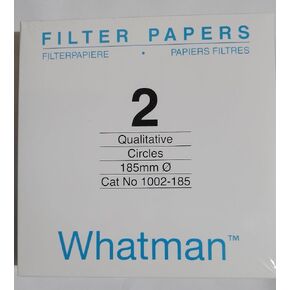 GE Bio-Sciences 1002-185 Filter Paper, Grade 2, Circle, Cellulose, 185mm Diameter, Pack of 100 in Kuwait