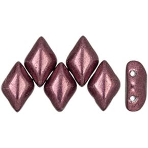 #US 06B0, Saturated Metallic Red Pear, GemDuo, 5 Grams, 8x5mm, 2 Hole, (g68) in Kuwait