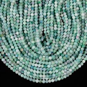 #US 4MM Blue Green Jade Round 4.5 inch (80020079-D6 7) in Kuwait