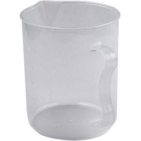 Transparent Plastic Measuring Jug with Clear Scale, Heat Resistant Beaker for Kitchen Baking and Lab Use, Accurate Liquid Cup(500 ml) in Kuwait
