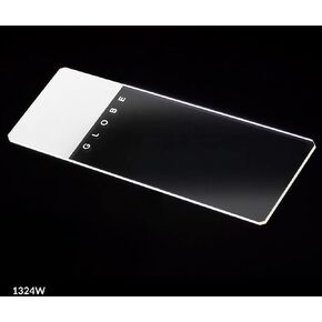 Globe Scientific 1324W Colored and Frosted Microscope Slides, White Frosted, Pack of 72 in Saudi Arabia