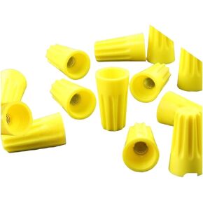 Twist-On Wire Connector Connection Nut Barrel Screw Rohs Ul (Wire Range) Yellow (18-12) Qty 5,000 Durable Automotive Repair Part Heavy-Duty Solution Built for Long-Term Use in Kuwait