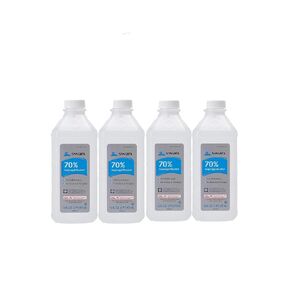 70% Isopropyl Alcohol 16 oz (4 Pack) – Rubbing Alcohol for First Aid, Skin Cleanser, Antiseptic Disinfectant for Cuts & Scrapes, Household Cleaning & Sanitizing in Kuwait