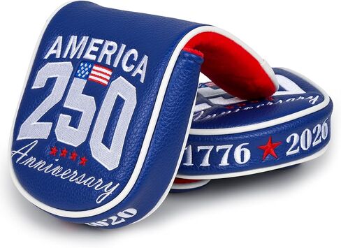 USA 250th Anniversary Golf Putter Cover for LAB DF3 Putter, Patriotic Style Premium Golf Club Head Covers, Magnetic Center Shaft Putter Headcover in Kuwait