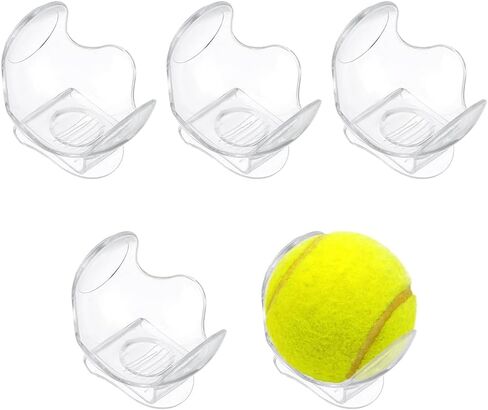 NBEADS 5 Pcs Tennis Ball Waist Clip Holder, ABS Waistband Clip Holder Clear Display Stand for Practice Matches and Sports Activities in Kuwait