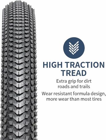 YUNSCM 2-PCS 24" Bike Tires 24x2.125/57-507 and 24" Heavy Duty Bike Tubes Schrader Valve Compatible with 24x2.0 24x2.10 24X2.125 24x2.15 Bike Bicycle Tires and Tubes (Y-1080) in Saudi Arabia