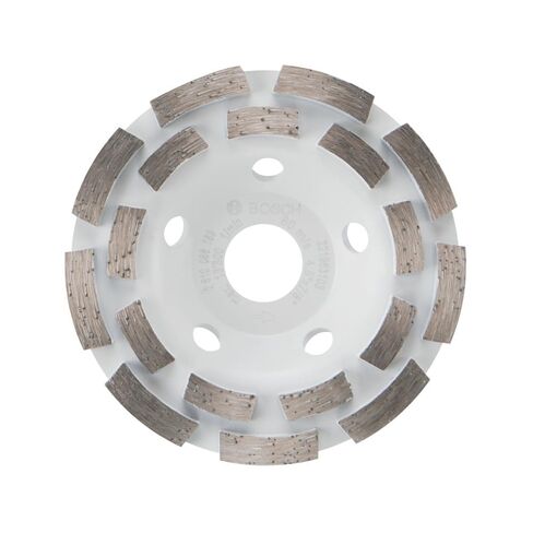 BOSCH DCDR04501 4-1/2 in. Double Row Segmented Diamond Cup Wheel | Longer Life, Effective Grinding | Concrete, Mortar | Small Angle Grinders in Saudi Arabia
