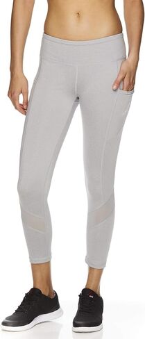 Reebok Womens Aspire Skinny Capri Compression Athletic Pants in Kuwait