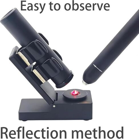 Diffraction Spectroscope Support Bracket, Gem Spectroscope Stand, 0-90° Adjustable Angle, Foldable Testing Holder for Transmission Reflection Gem Antique Identification in Kuwait
