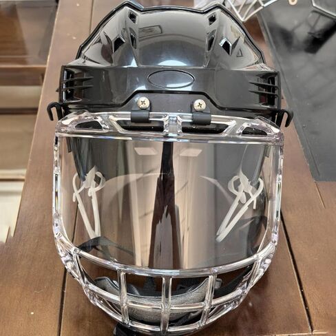 Menolana Ice Hockey Helmet Full Visor Anti Fog Replace Durability Anti Scratch Premium Professional Easy to Install Accessories in Kuwait