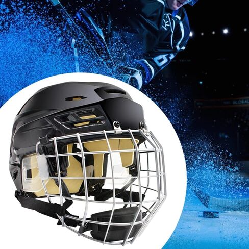 predolo Ice Hockey Headgear with Facemask for Training and Competition, XL in Kuwait