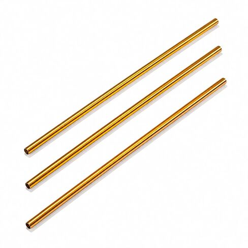 3 Pcs Gallery Rails for Shelves Aluminum 1/5" Diameter 11.8" Length Shelf Rail for Glass Display Cabinet and Gallery Spindle Replacement in Kuwait