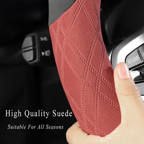 OUTMX Steering Wheel Cover Car for Hyundai Tucson NX4 / Hybrid/N-Line 2021 2022 2023 2024 Anti Slip Breathable Steering Wheel Cover Steering Wheel Cover Protective Interior Accessories in Kuwait