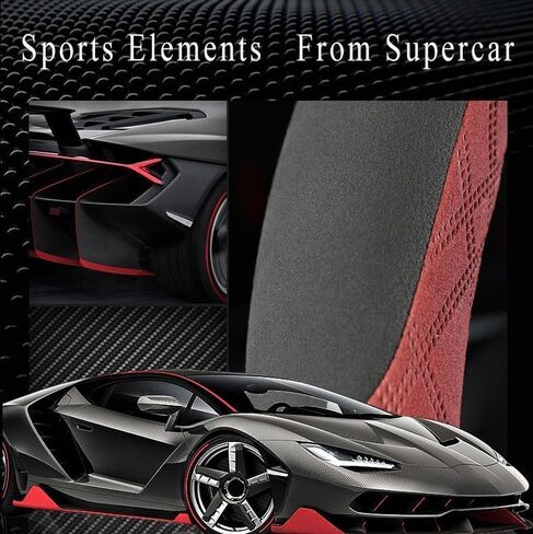 OUTMX Steering Wheel Cover Car for Hyundai Tucson NX4 / Hybrid/N-Line 2021 2022 2023 2024 Anti Slip Breathable Steering Wheel Cover Steering Wheel Cover Protective Interior Accessories in Kuwait