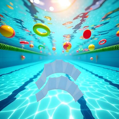 قطعتان من قفازات تدريب السباحة الزرقاء، زعانف معدات السباحة المصنوعة من السيليكون، زعانف شبكية يدوية، قفازات تدريب أصابع اليد، زعانف شبكية مقاومة للماء، قفازات السباحة المائية in Kuwait