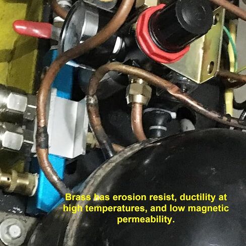 FTVOGUE 3/8in تركيب أنبوب نحاسي، ضغط عالي 150PSI لتركيب أنابيب النحاس لتكييف الهواء in Kuwait