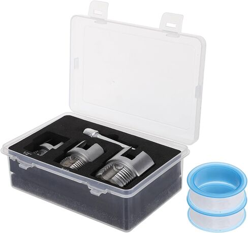 Toyvian Pipe Thread Cutting Tool for Water Pipe Systems Internal External Threader Steel Construction with Seal Tape User-friendly and Portable for Quick Repairs and Home Projects in Kuwait