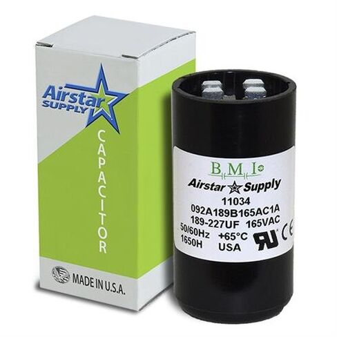 USA Start Capacitor 189-227 uF MFD 165 VAC Universal Replacement in Kuwait