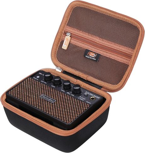 Hard EVA Carrying Case Compatible with Flatsons FBA-10 Guitar Amp, Protective Storage Bag with Accessory Mesh Pocket, Mini 10W Amplifier Portable Travel Storage Box (Case Only) in Kuwait