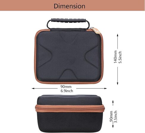 Hard EVA Carrying Case Compatible with Flatsons FBA-10 Guitar Amp, Protective Storage Bag with Accessory Mesh Pocket, Mini 10W Amplifier Portable Travel Storage Box (Case Only) in Kuwait