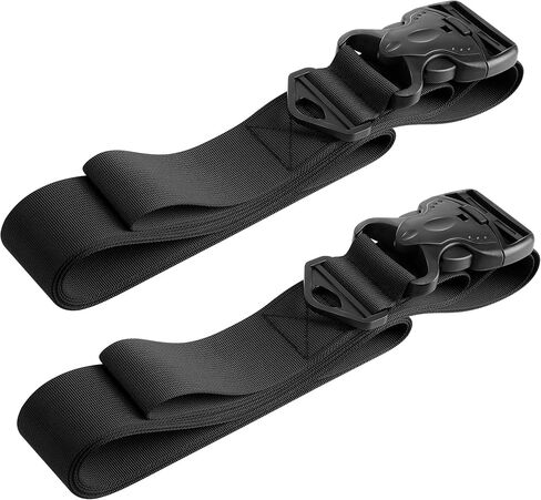 Enhon 2 Pack Floating Mat Straps, 94 Inch Long Pad Straps with Quick Release Buckles, Reusable Storage Strap for Floating Mats, Baby Crawling Mats, Yoga or Camping Pads in Kuwait