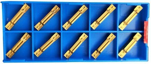 10pcs MGMN400-M NC3030 Carbide Inserts for MGEHR 4mm Grooving Cutting Steel Parts Semi-Finishing High Grip in Kuwait