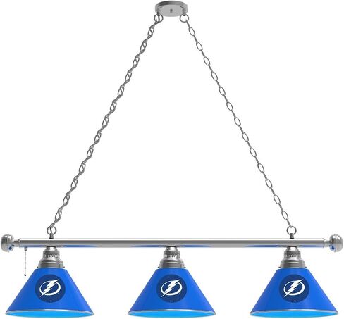 HBS Tampa Bay Lightning 3 Shade Billiard Light من شركة The Holland Bar Stool Co. in Kuwait