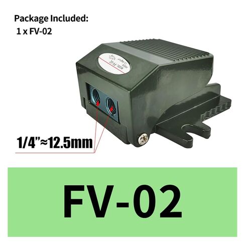 مضخات الحجاب الحاجز، FV-02 سبائك الألومنيوم 1/4 بوصة BSP، صمام دواسة الهواء الهوائي الملولب، مفتاح قدم ثنائي الاتجاه (الصمام فقط) in Kuwait